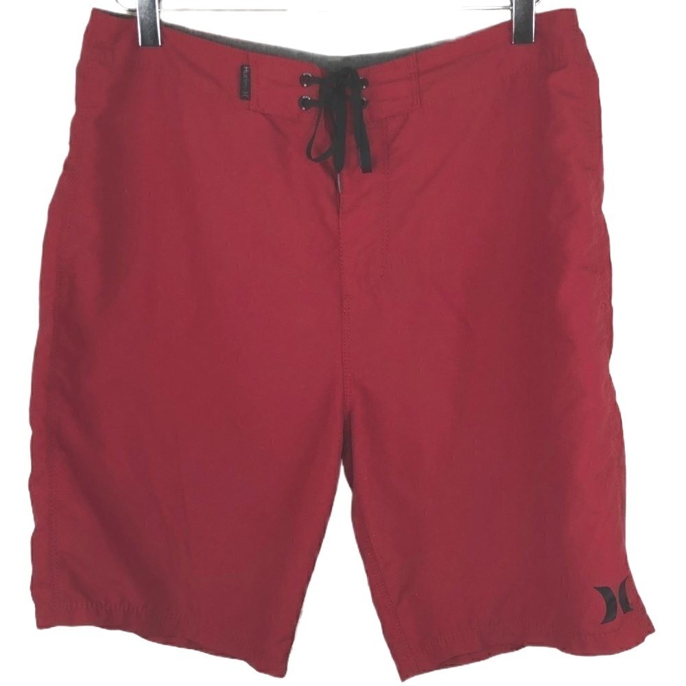Hurley Phantom 20" One and Only Board Shorts Gym Red Men's Size 31